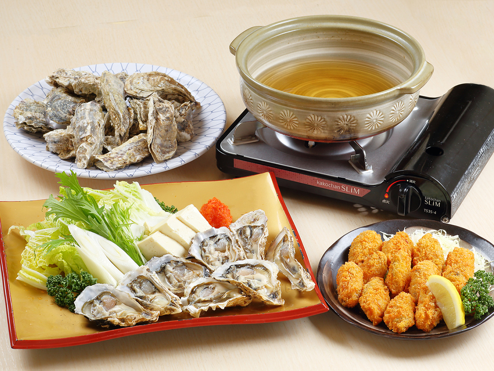 蒸し牡蠣90分食べ放題コース